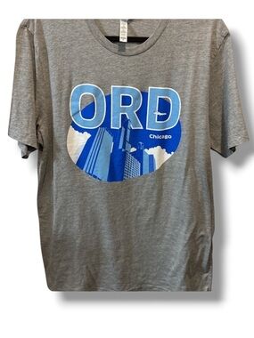 United Airlines Unisex ORD O’Hare Airport Chicago Tshirt